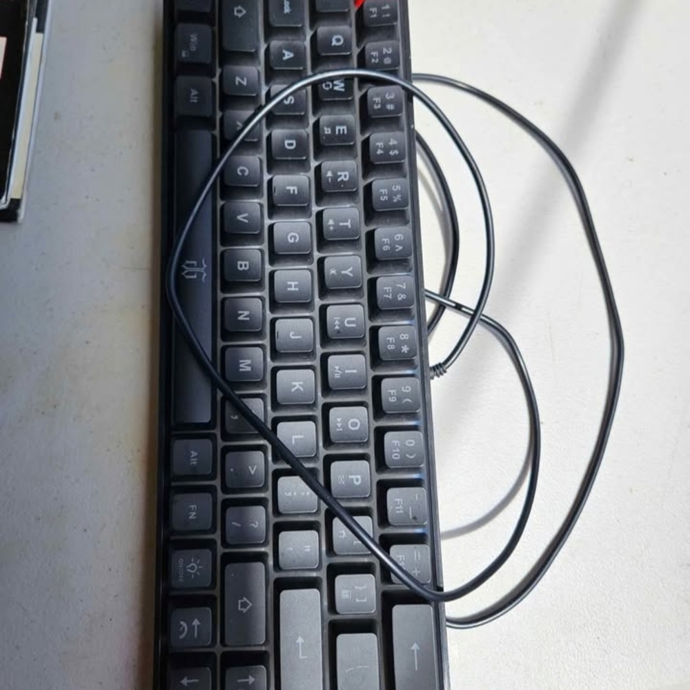 Black Wired Keyboard